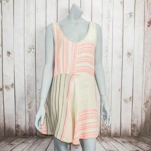 Ace & Jig Women's Shimmy Mini Dress Beige